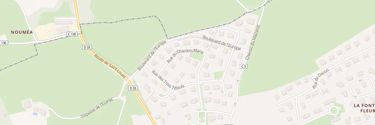 Plan du 8 Rue du Chardon-Marie à Villers-Bocage