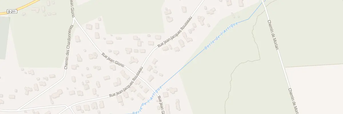 Plan du 932 Rue Jean-jacques Rousseau au Pian-Médoc