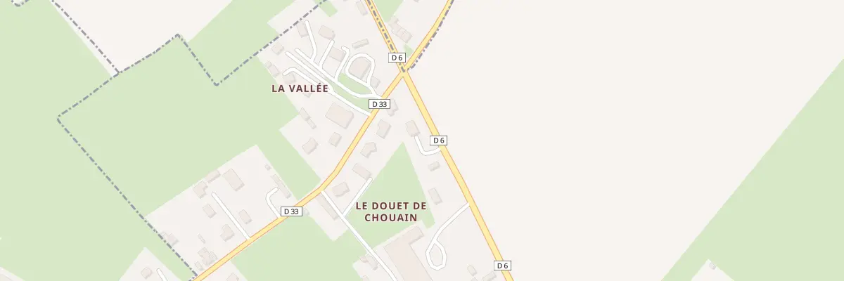 Plan du 96 Rte de Tilly à Chouain