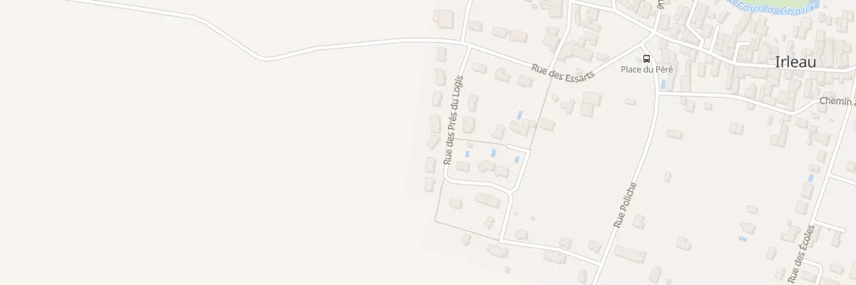 Plan du 23 Rue des Prés du Logis au Vanneau-Irleau