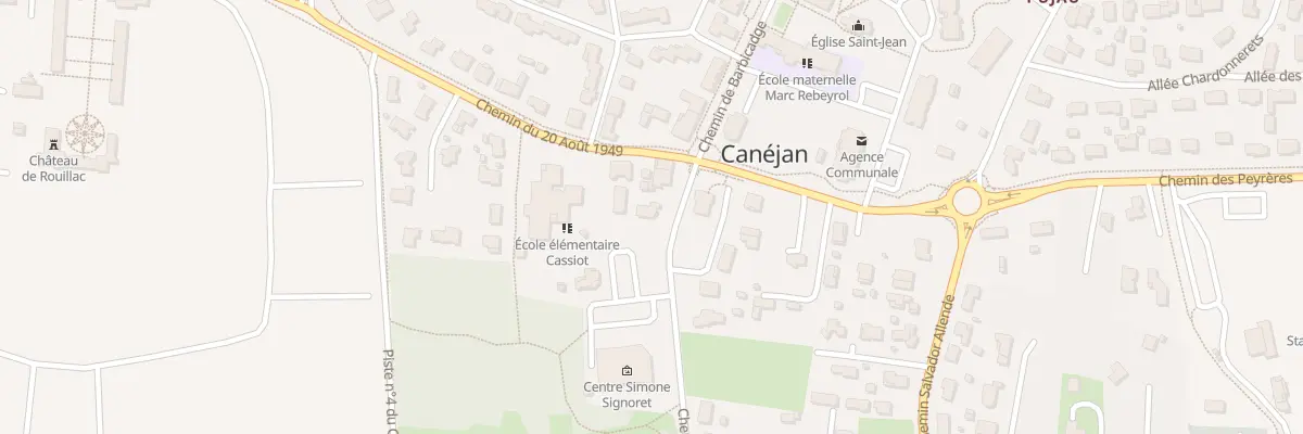 Plan du 6 Che du Cassiot à Canéjan