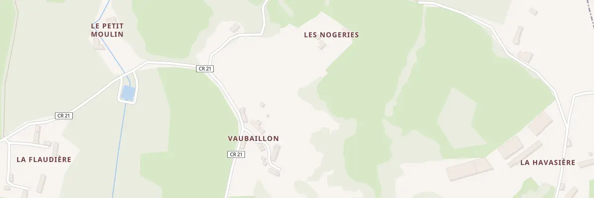 Plan du 441 Vaubaillon à Chanu