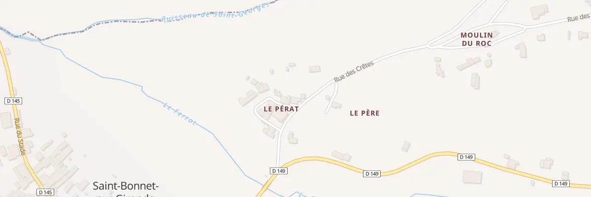 Plan du 11 Rue des Chevaux à Saint-Bonnet-sur-Gironde