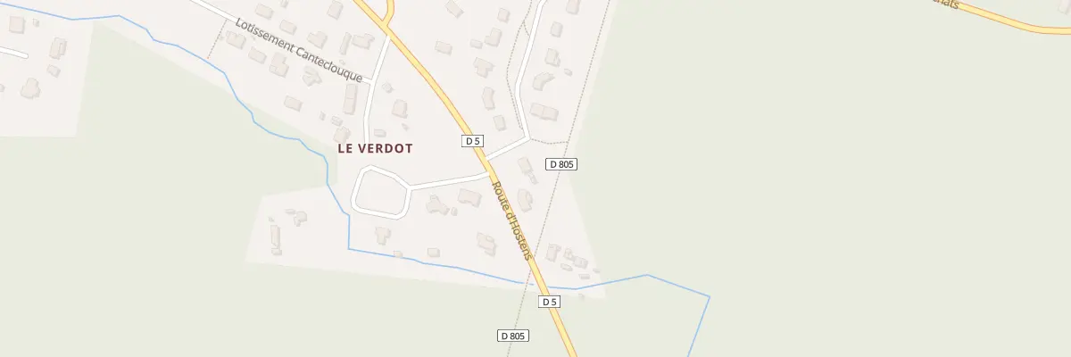 Plan du 8 Lot Lotissement Les Galipes à Saint-Magne