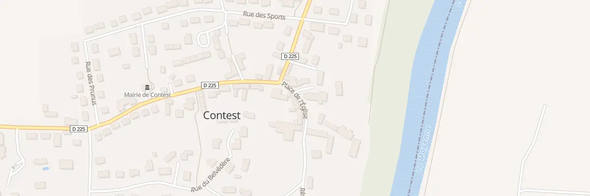 Plan du 4 Pl de L Eglise à Contest