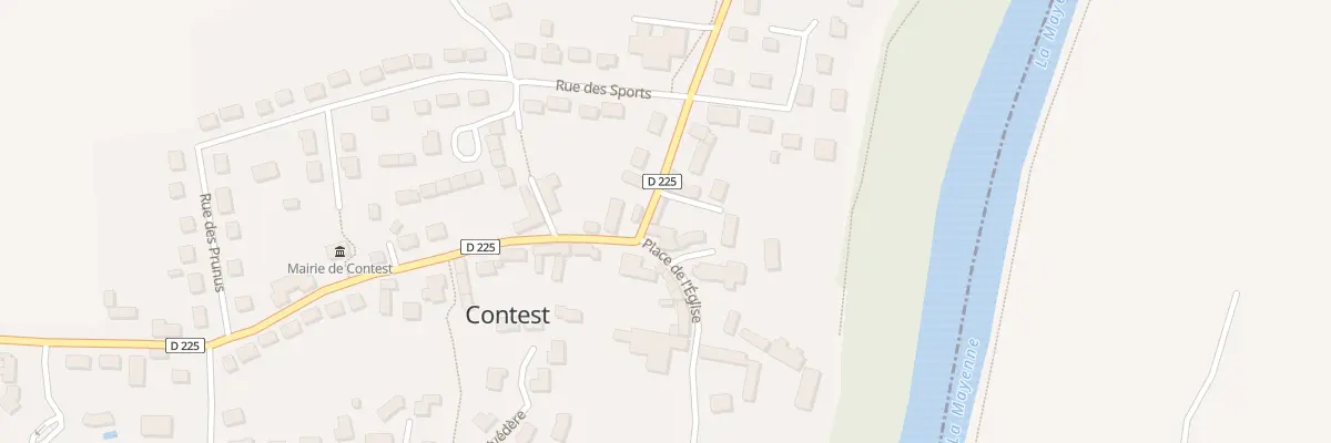 Plan du 11 Rue Principale à Contest
