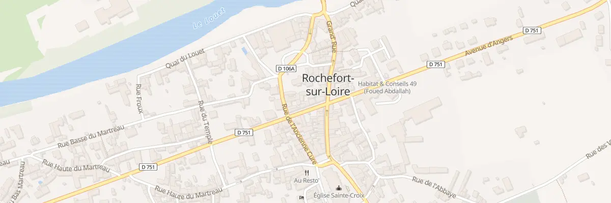 Plan du 8 Rue René Gasnier à Rochefort-sur-Loire