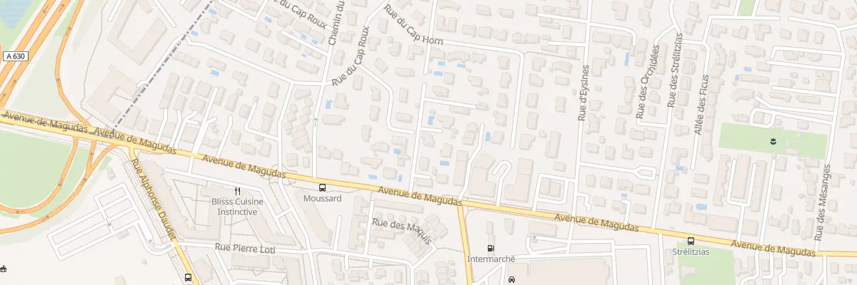 Plan du 95A Av de Magudas à Mérignac