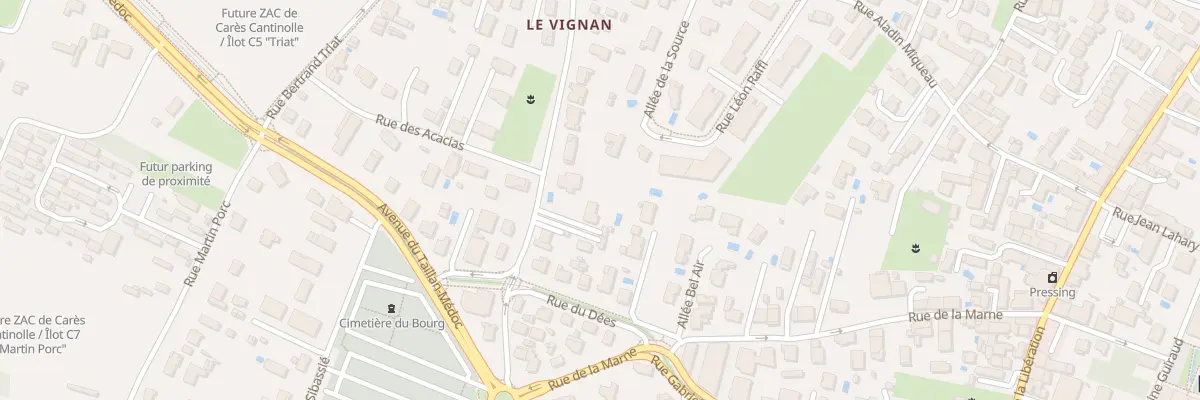 Plan du 39 Rue du Vignan à Eysines