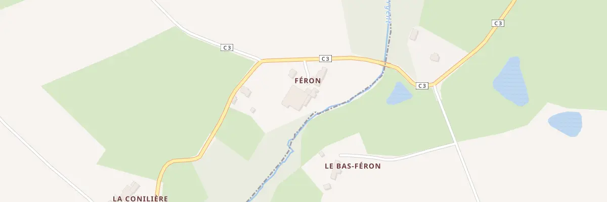 Plan du 3 Féron au Pin