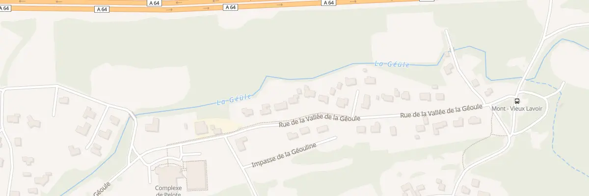 Plan du 21 Rue Vallee de la Geoule Mont à Mont