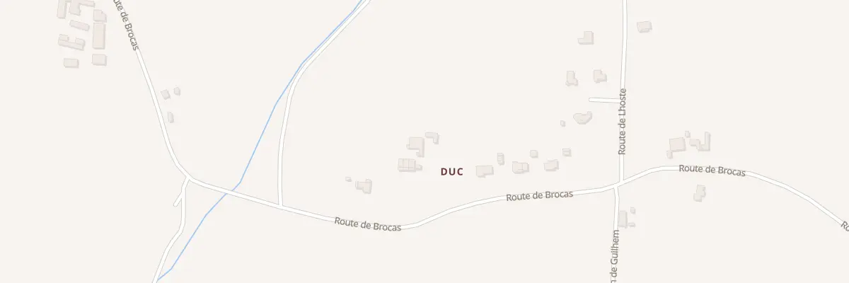Plan du 1650 Rte de Brocas à Doazit