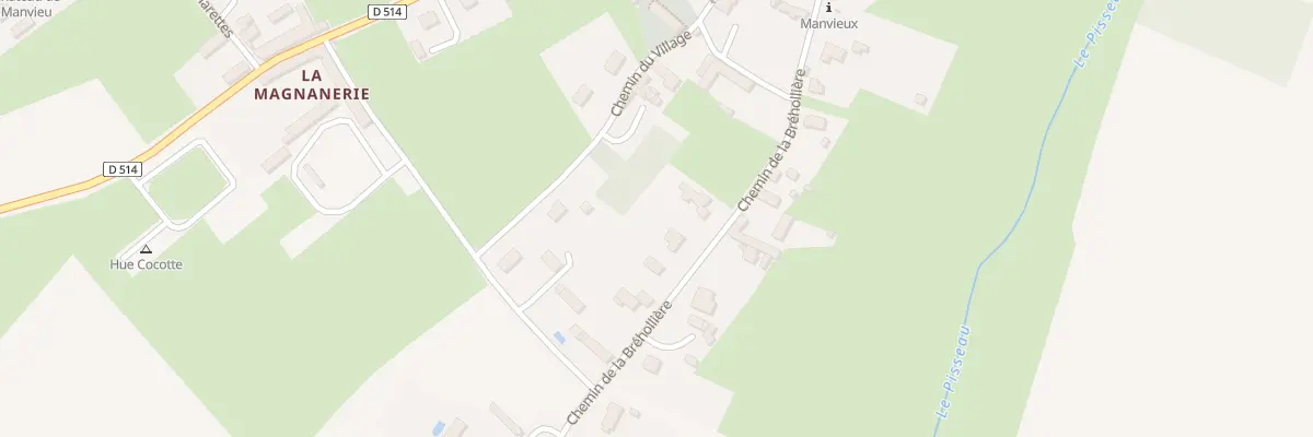 Plan du 4 Che de la Bréhollière à Manvieux