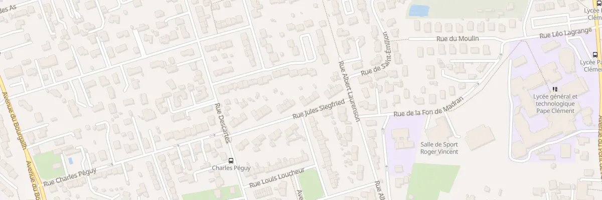 Plan du 16 Rue Jules Siegfried à Pessac