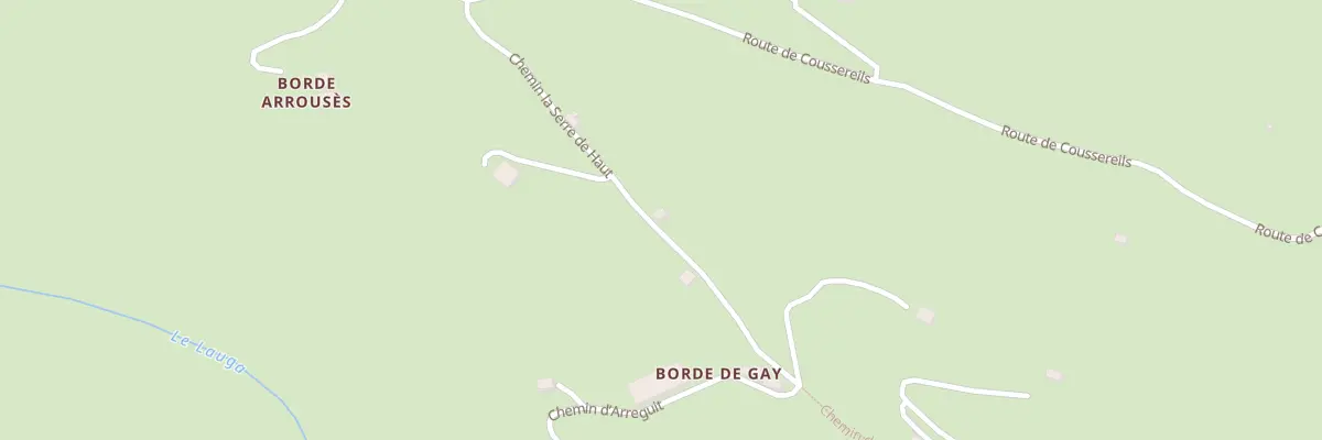 Plan du 241 Che de la Serre de Haut à Lescun