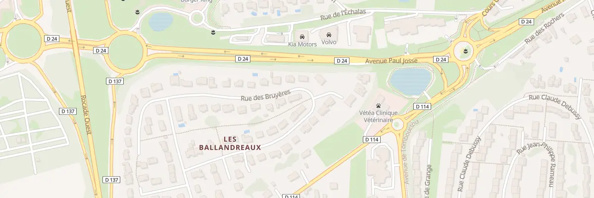Plan du 23 Rue des Bruyères à Saintes