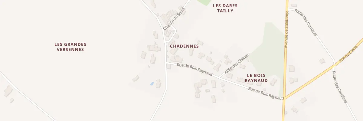 Plan du 22 Rue de Bois Raynaud à Tesson