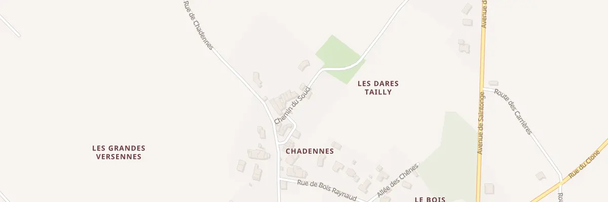 Plan du 8 Che du Souci à Tesson