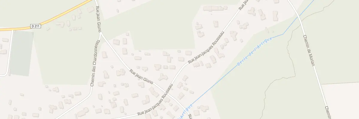 Plan du 897 Rue Jean-jacques Rousseau au Pian-Médoc