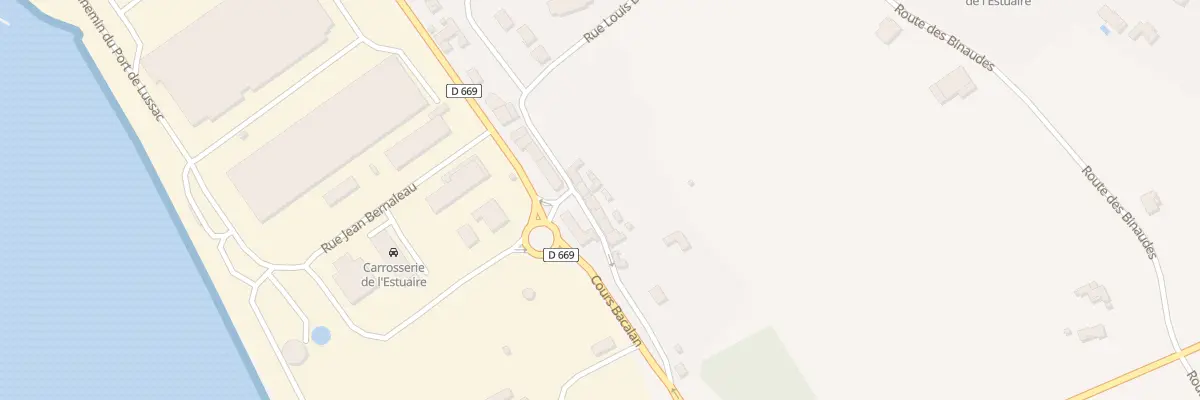 Plan du 8 Rue Bugeaud à Blaye