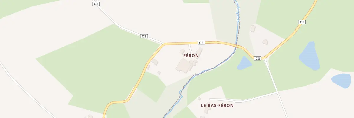 Plan du 1 Féron au Pin