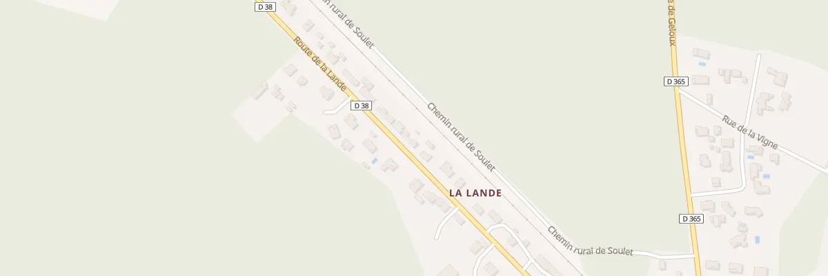 Plan du 308 Rte de la Lande à Saint-Martin-d’Oney