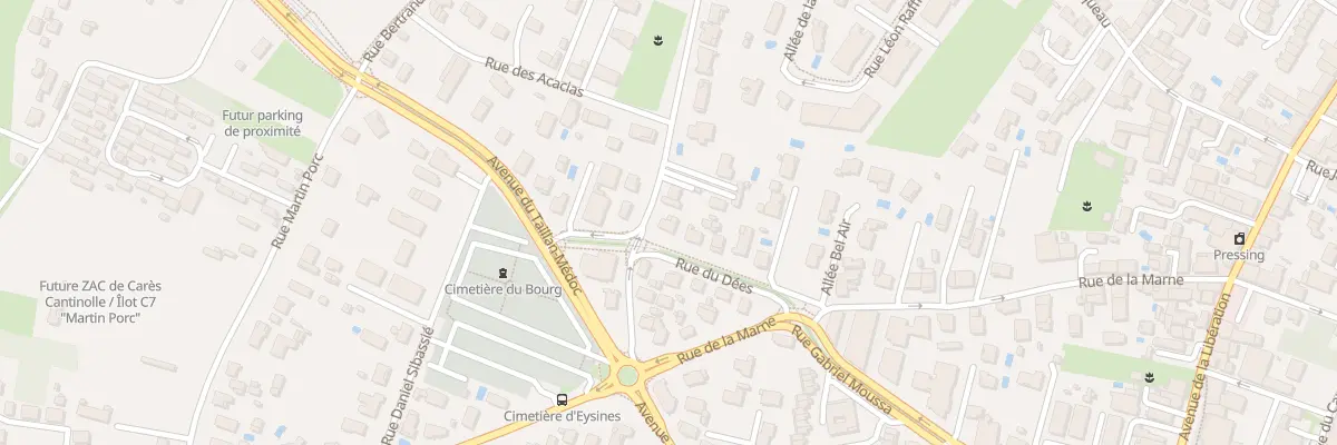 Plan du 12 Rue du Dées à Eysines