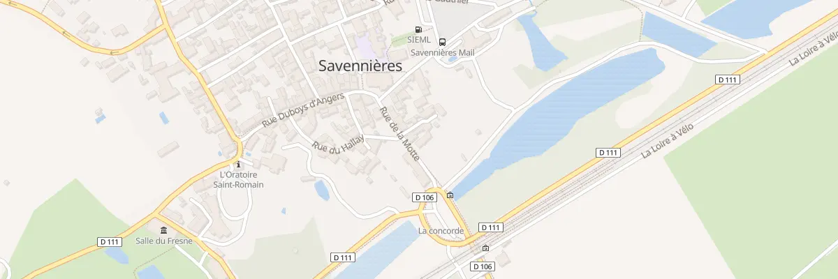 Plan du 2 Rue de la Motte à Savennières
