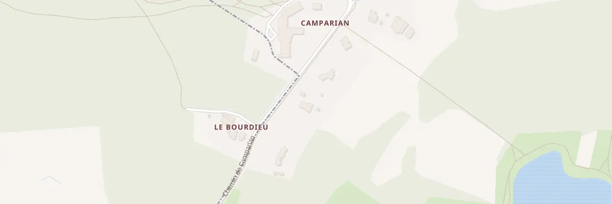 Plan du 20 Che de Camparian à Canéjan