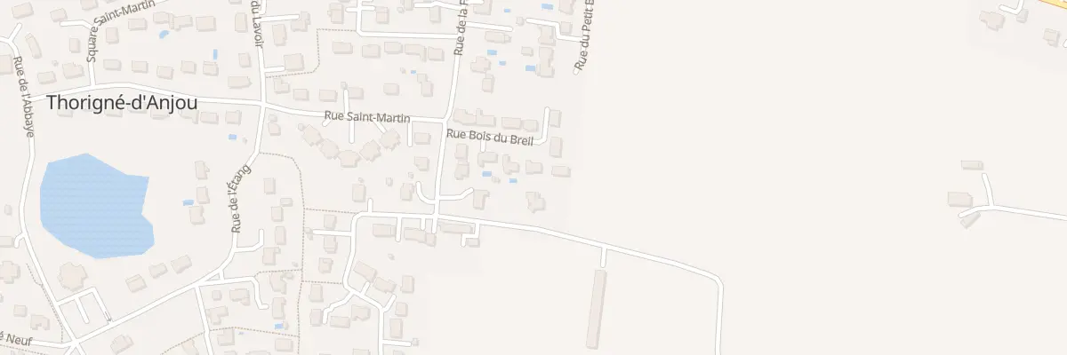 Plan du 13 Rue Bois du Breil à Thorigné-d’Anjou