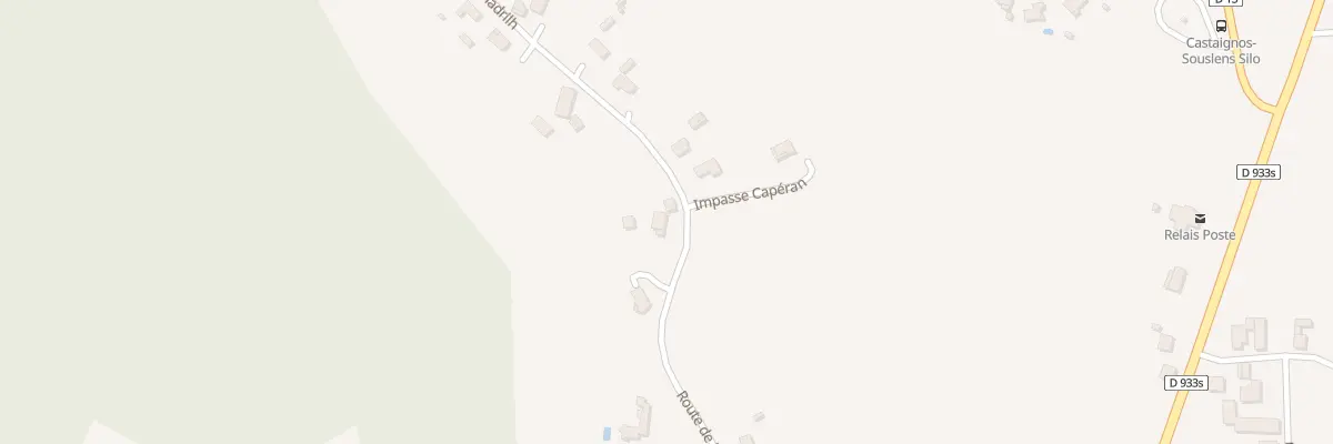 Plan du 679 Rte de Madrilh à Castaignos-Souslens