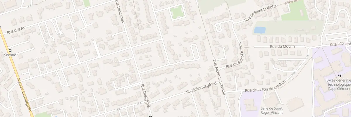 Plan du 3 Rue Gay-Lussac à Pessac