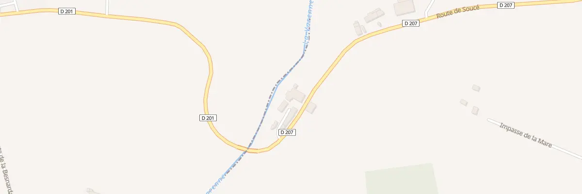 Plan du 9026 Rte de Soucé à Ceaucé