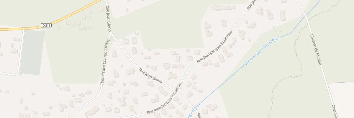 Plan du 893 Rue Jean-jacques Rousseau au Pian-Médoc