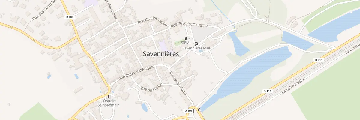 Plan du 1 Rue René Benoist à Savennières