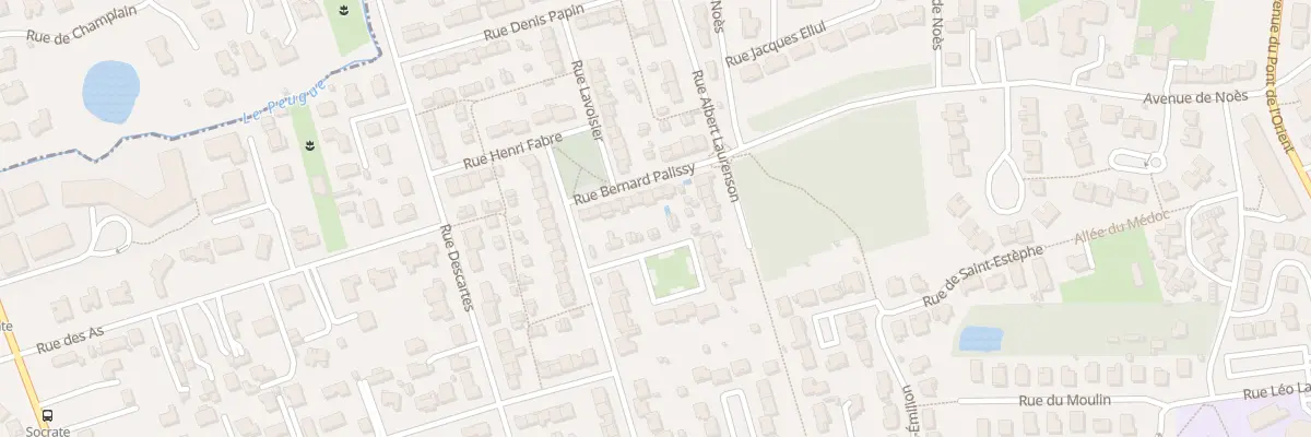 Plan du 7 Rue Bernard Palissy à Pessac