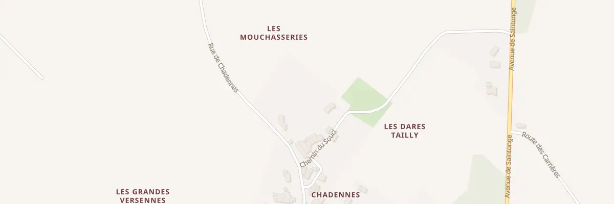 Plan du 50 Rue de Chadennes à Tesson