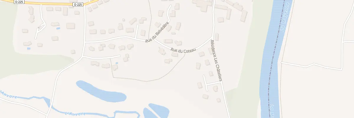 Plan du 6 Rue du Coteau à Contest