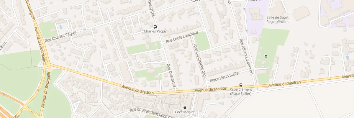 Plan du 20 Rue Descartes à Pessac