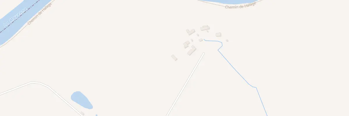 Plan du 1 La Roussiere à Commer