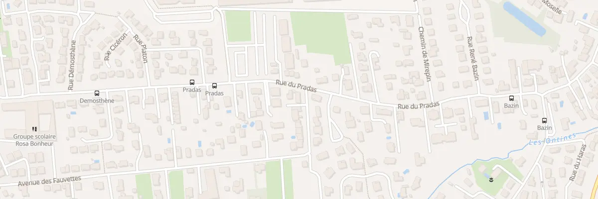 Plan du 1 Av des Fauvettes à Mérignac