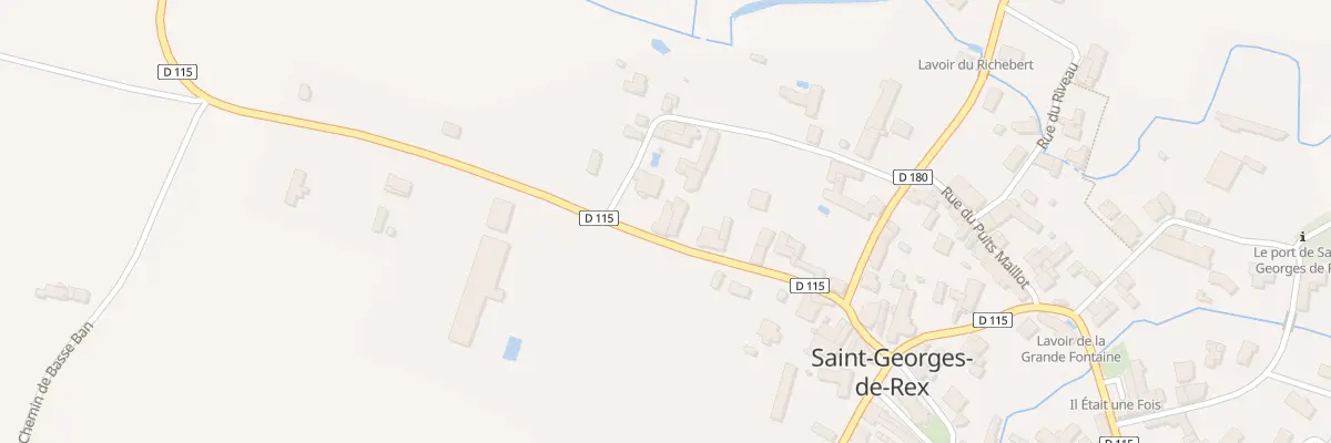 Plan du 2 Ven de Commoreau à Saint-Georges-de-Rex