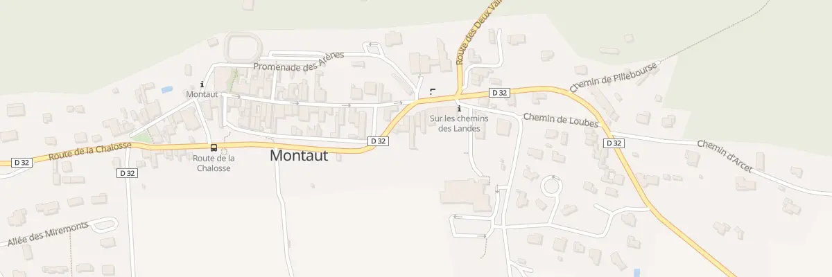 Plan du 55 Rte de la Chalosse à Montaut