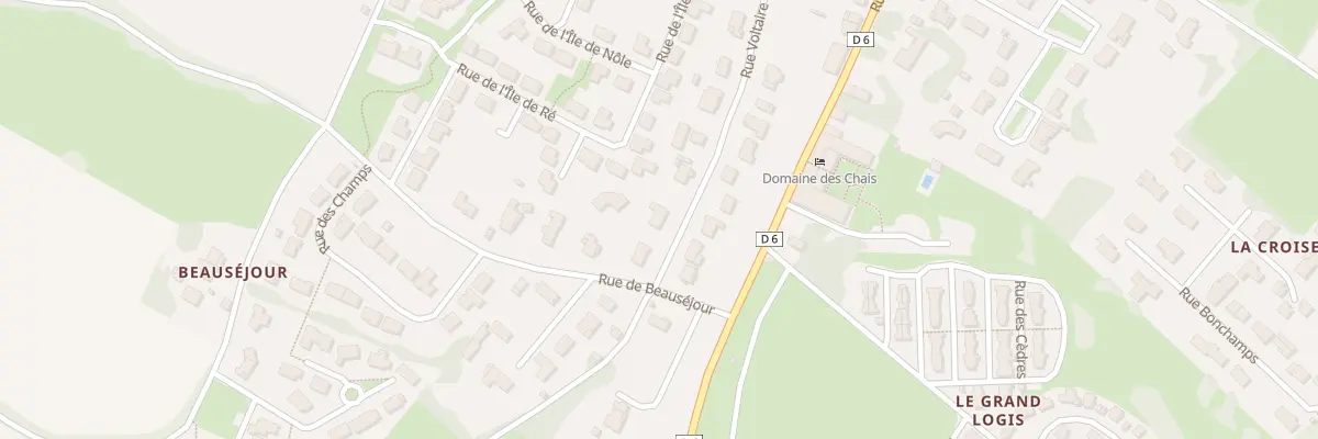Plan du 14A Rue Voltaire à Thénac