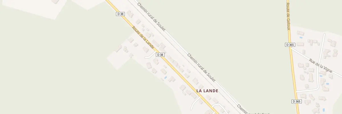 Plan du 336 Rte de la Lande à Saint-Martin-d’Oney