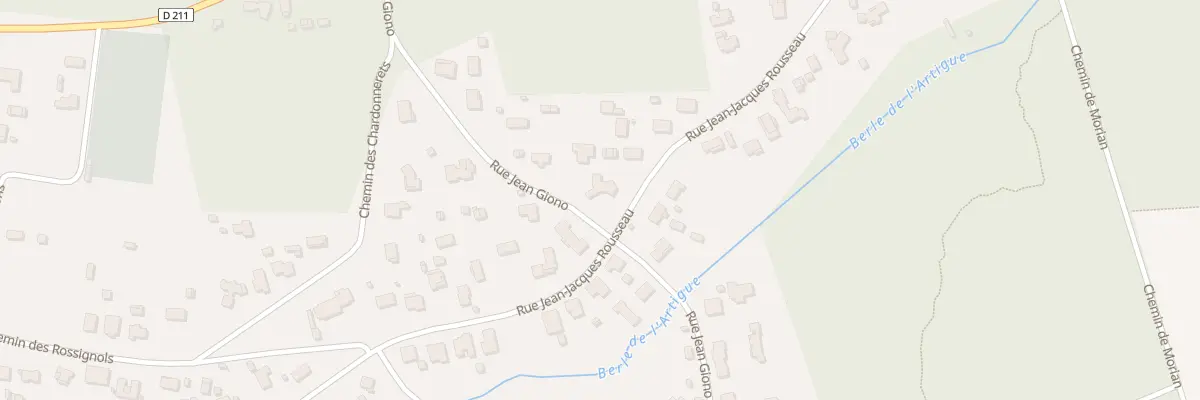 Plan du 855 Rue Jean-jacques Rousseau au Pian-Médoc
