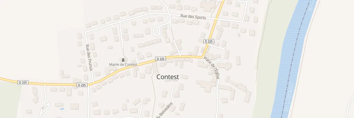 Plan du 29 Rue Principale à Contest