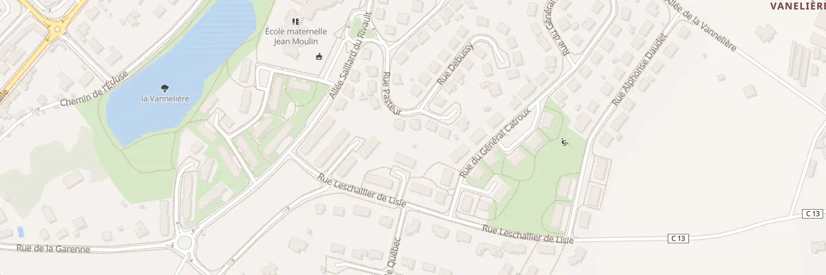 Plan du 10 Rue Pasteur à Cerizay