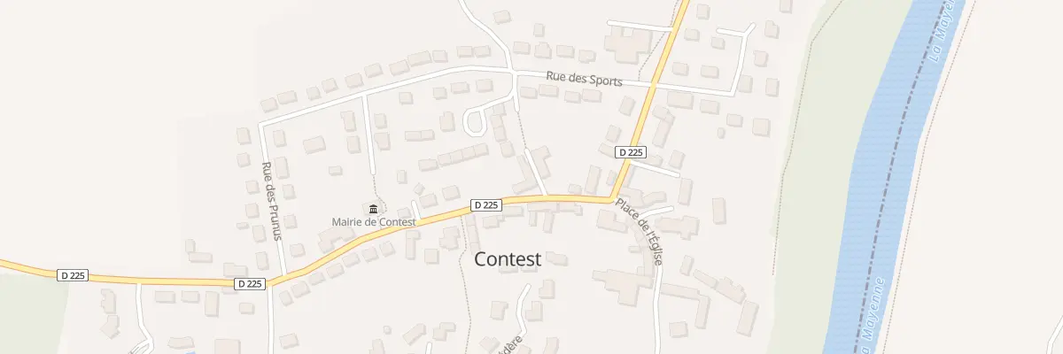 Plan du 12 Rue Principale à Contest