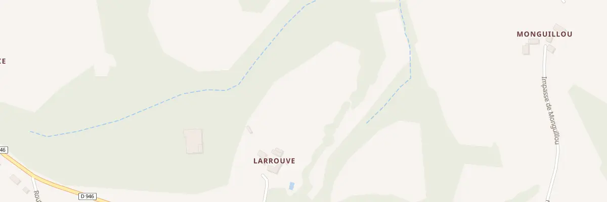 Plan du 5268 Monguillou à Mesplède